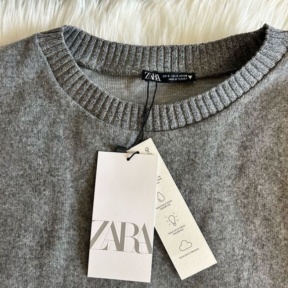Zara Sweaters - NWT ZARA Soft Light Gray Sweater! ❤️